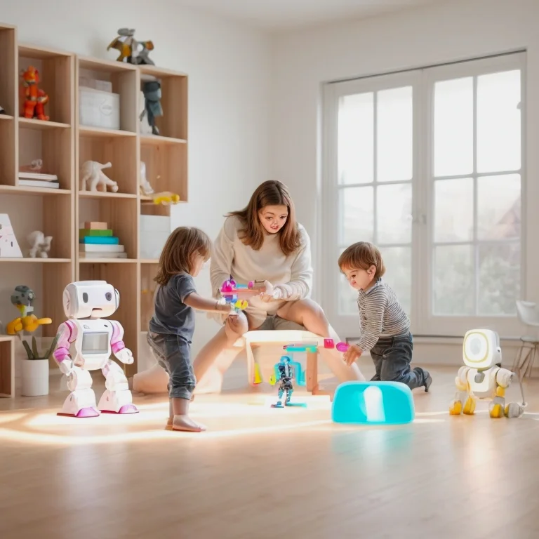 KidCrafのAIトイで遊ぶ子ども