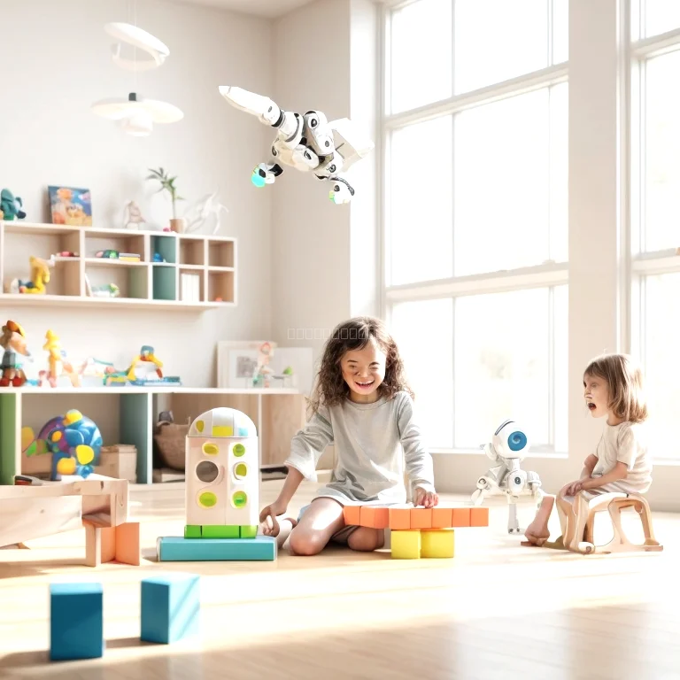 光るロボットおもちゃ